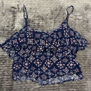 Loose crop top
